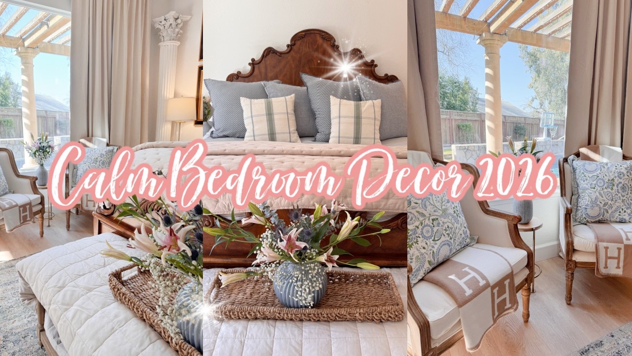 CREATING A CALM AND PEACEFUL BEDROOM // REST AND RELAX WITH ME!