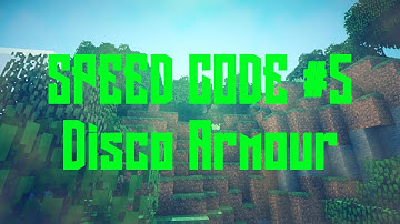 Bukkit & Spigot | Speed Code #5 | Disco Armour