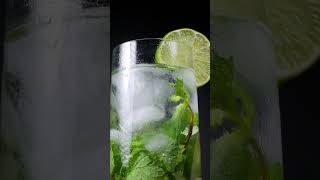 Colorful soft drinks for summer, cold Mojito in glasses #shots #viral #youtubeshorts screenshot 5