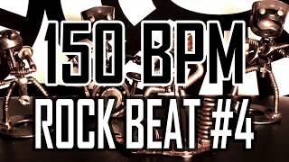 150 BPM - Rock Beat #4 - 4/4 Drum Beat - Drum Track