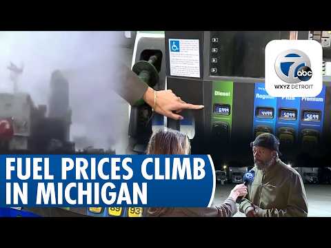 Gas prices rise statewide in Michigan; diesel sets new record for third straight day