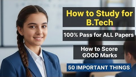 B Tech KTU Important 50 Things to Clear all Sem papers💯