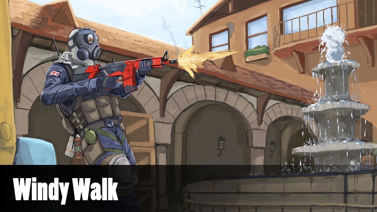 CS:GO - Windy Walk (Digital Painting Timelapse) - YouTube