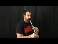 Cyrille rose  no 2 from 32 etudes for clarinet