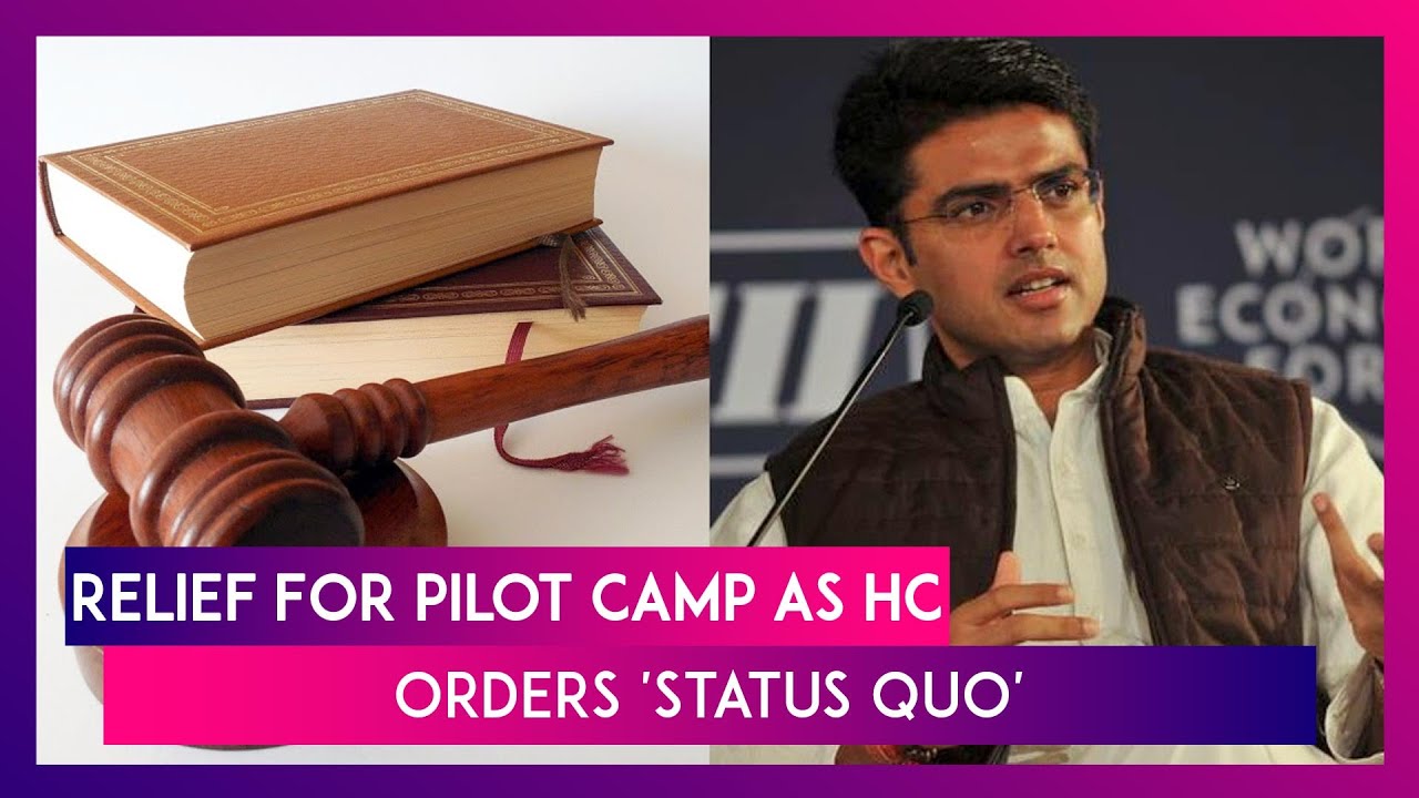 Rajasthan HC Directs 'Status Quo', Relief For Sachin Pilot Camp; All Eyes on Supreme Court Hearing