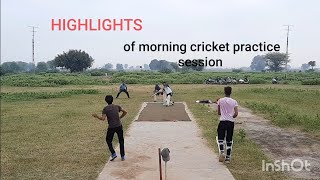 Highlights of morning leather ball cricket practice session  28.9.2020 screenshot 5