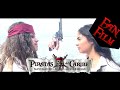 ESCENA PIRATAS DEL CARIBE Navegando en Aguas Misteriosas - Escena final de Jack y Angélica(FANFILM)