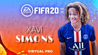 XAVI SIMONS FIFA 20 LOOK ALIKE / pro clubs / career mode