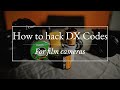 How to hack dx code for film cameras