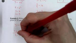 Algebra 2 CP - Unit 6 Lesson 2 - Writing Exponential Equations
