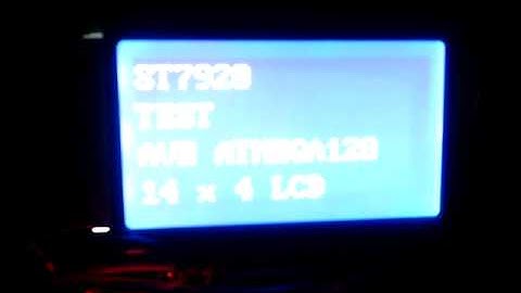 ST7920 AVR  1