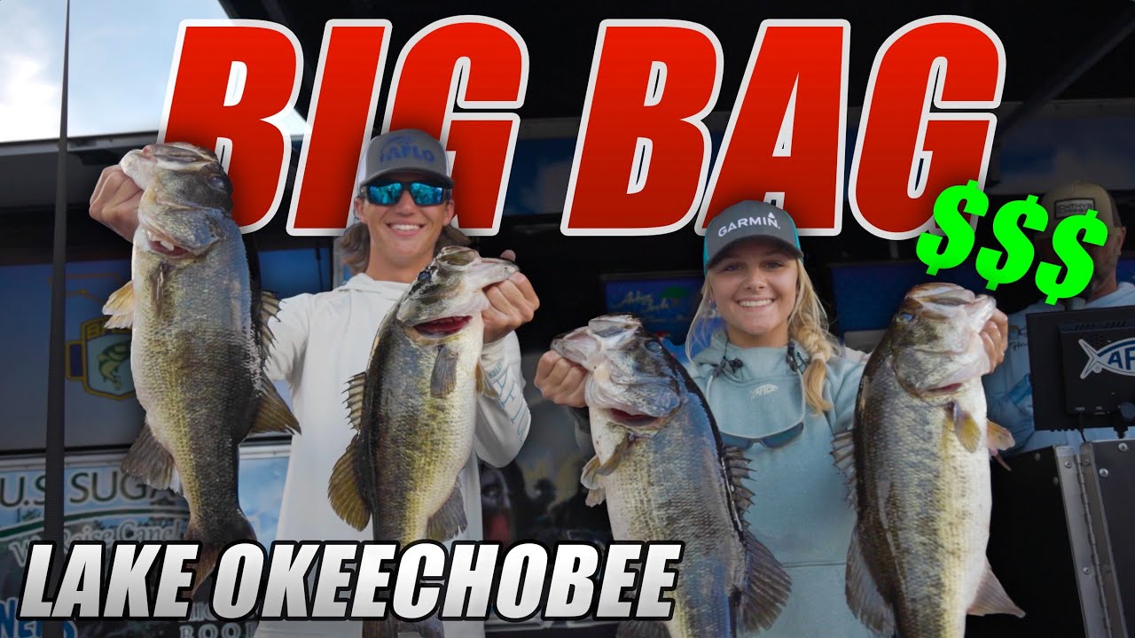 Our BIGGEST Tournament Bag EVER! - Florida Bass Nation High School Lake  Okeechobee 