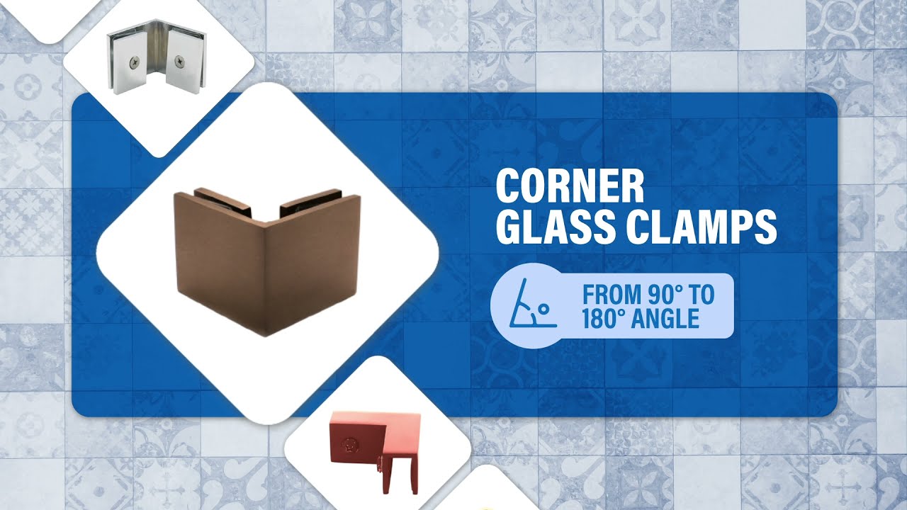 Shower Enclosure Glass Clamps and Brackets | DK Hardware