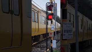 高速通過する115系D-28編成と115系D-27編成(湘南色)！！！#鉄道 #train #国鉄岡山 #国鉄型車両 #115系 #高速通過 #電車 #jr