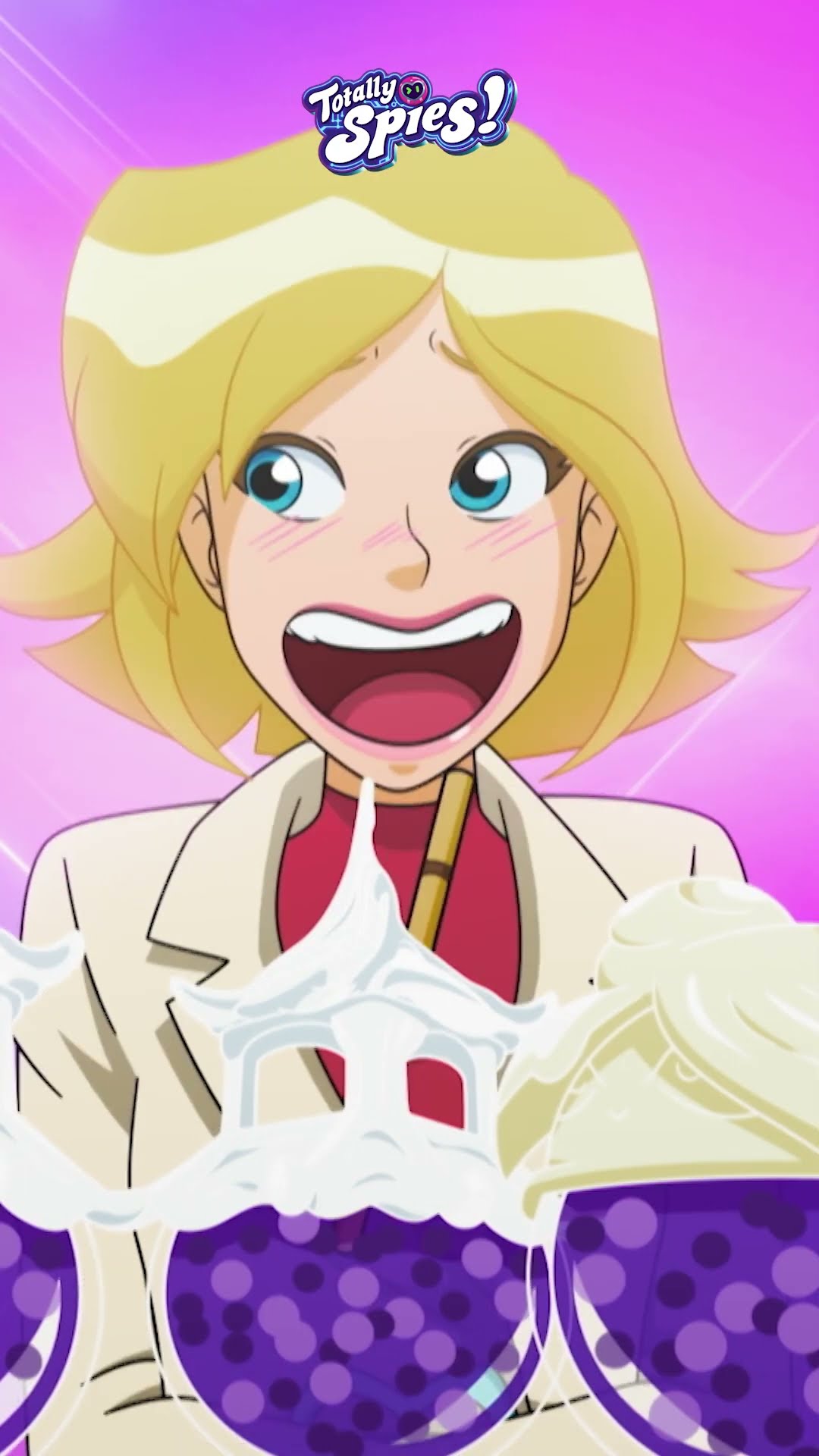 Bubble Tea obsession? ✔️✔️✔️ #TotallySpies #CartoonNetwork #shorts