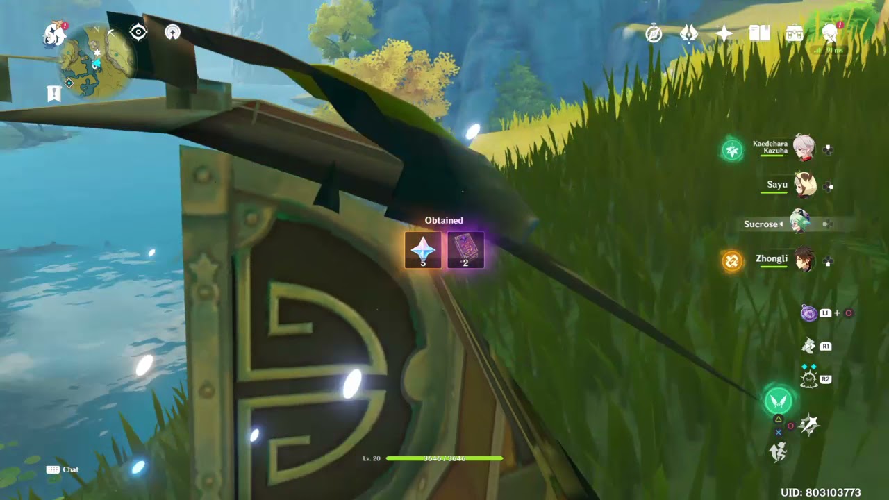 Genshin Impact Sucrose new treasure chest voicelines 2 patch 2.1 jp