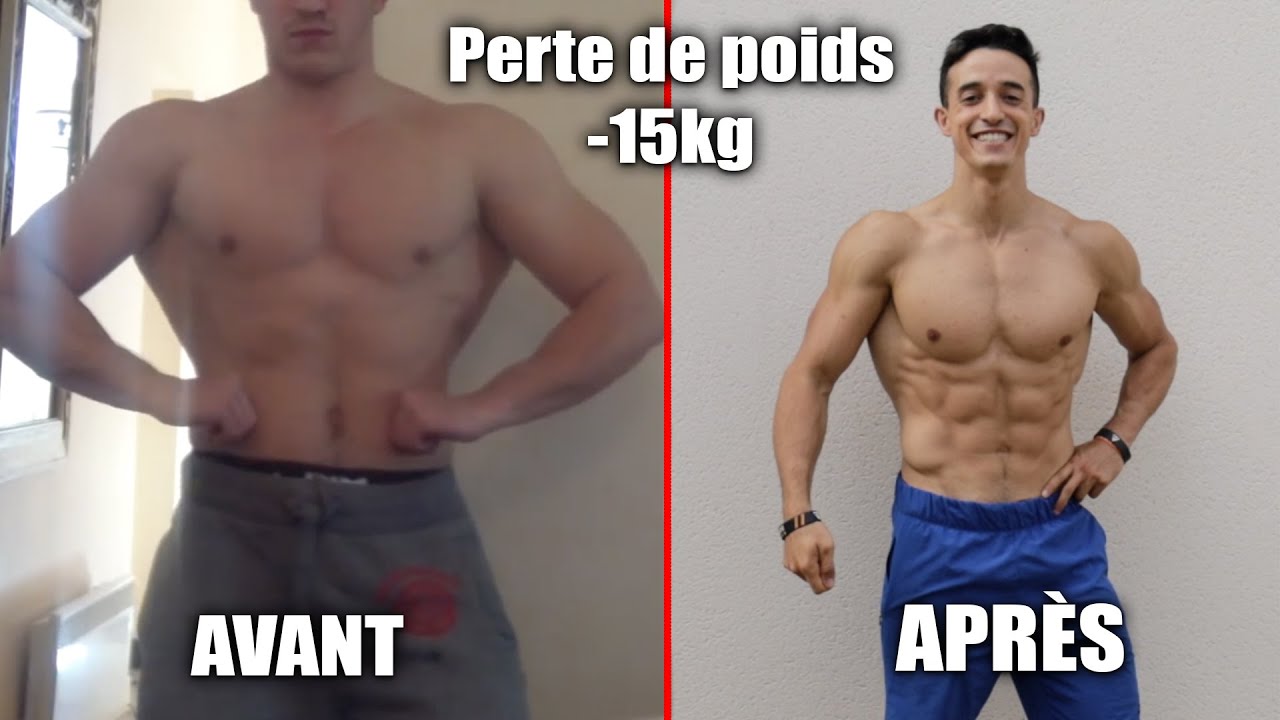 15KG ! MA PERTE DE POIDS AVANT APRÈS ! YouTube