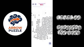 Arrows Puzzle ✨ Arrows Level 44 (No Commentary)
