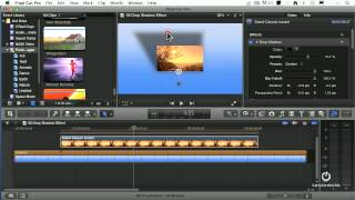 How to use the drop shadow effect in Final Cut Pro X 10.0.6