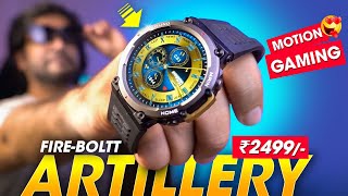 World’s First *MOTION SENSOR GAMING* Smartwatch is HERE!! ️ Fire-Boltt ARTILLERY Smartwatch Review!