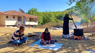 Hard Life of a Large Family in a Mountain Village. Village Life. Documentary