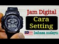 Cara Setting Jam Digital ( 4 Butang) | Bahasa Melayu 🇲🇾