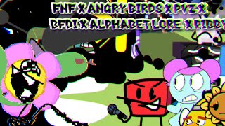 FNF X AB X PVZ X BFDI X AL X Pibby || Vs. Flower || Floral Queen