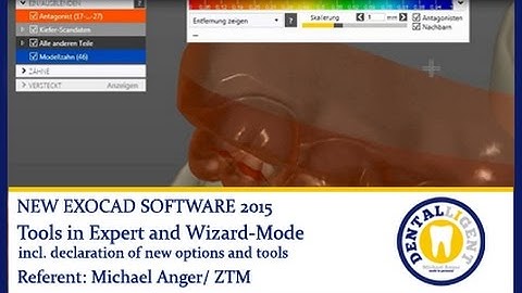 EXOCAD TUTORIAL - ENGLISH - SOFTWARE 2015 - Tools in Expert and Wizard Modus by Michael Anger