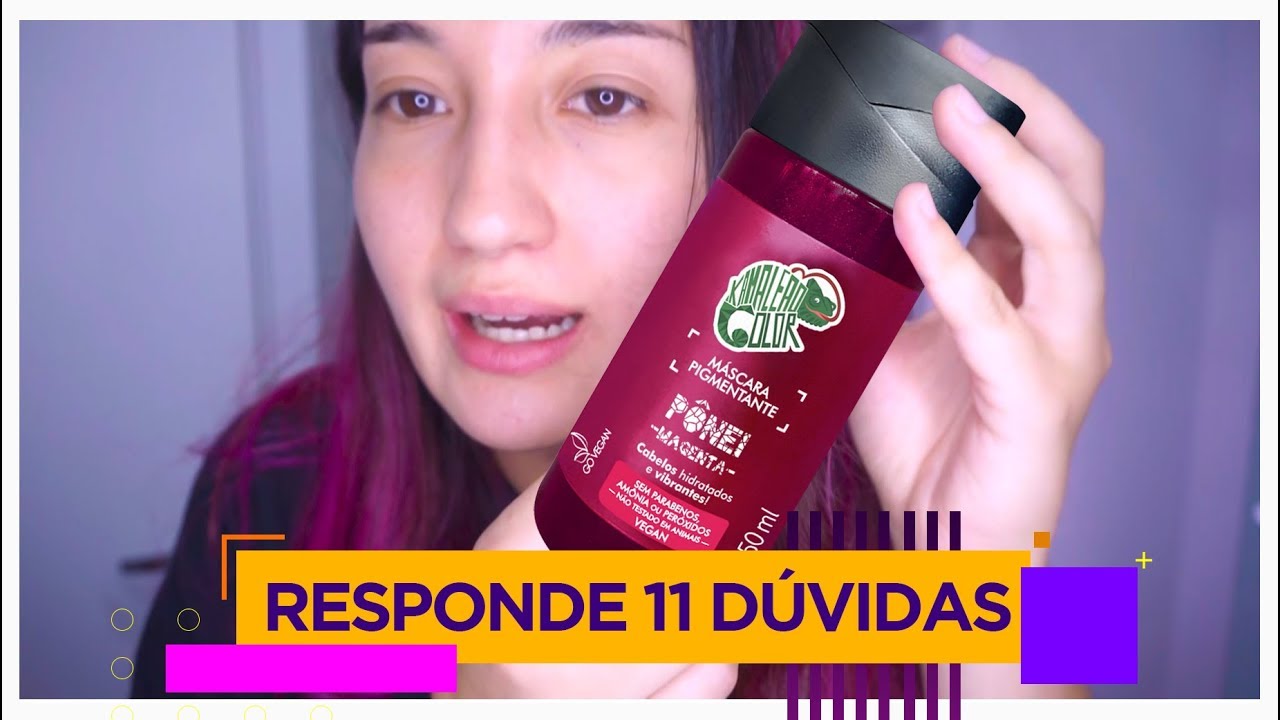 KAMALEÃO COLOR | RESPONDENDO 11 DÚVIDAS sobre a máscara pigmentante 💁‍♀