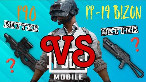 P90 vs PP-19 BIZON full comparison video 😉  |  M R   C L E V E R    Y T  | SUBSCRIBE | PUBG MOBILE |