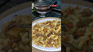 Spicy Macaroni &amp; beef – Quick,Irresistible! 🍝🥓#QuickMeals #Cooking #food