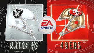 Madden NFL 20 - Oakland Raiders Vs San Francisco 49ers Simulation (Madden 21 Rosters)