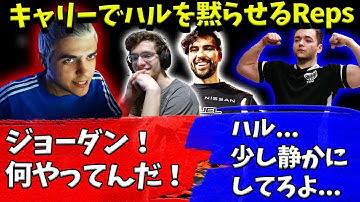 Repsに対してキレた直後にキャリーしてもらい、黙らせられるハル【Apex】【日本語字幕】