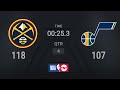 Nuggets @ Jazz | NBA on TNT Live Scoreboard | #WholeNewGame