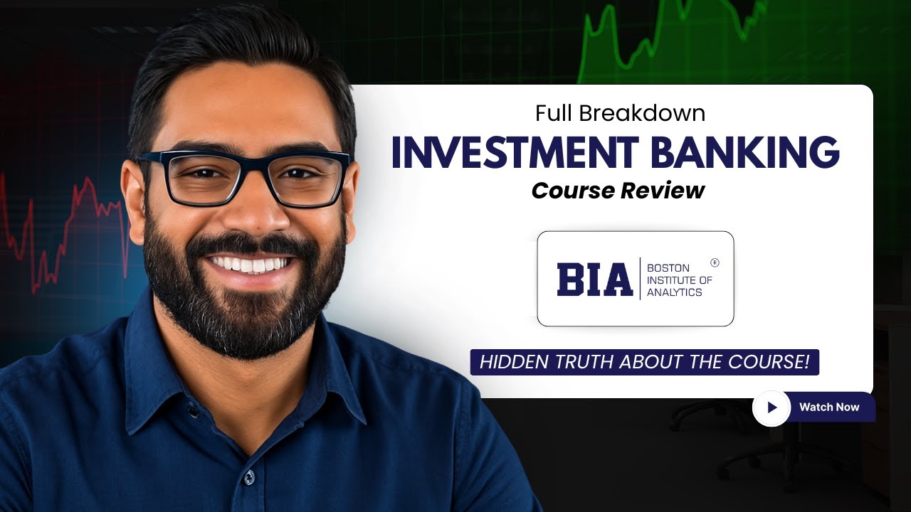 Business Institute Of Analytics (BIA) Detailed Review | Investment Banking Course 