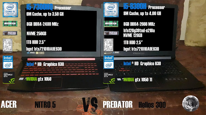 So sánh i5 7300hq vs i5 8300h
