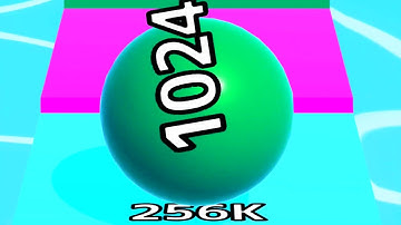 Ball Run Infinity Number Up To (128M, 256M, 512M, 1024M) ! All Levels Gameplay Part 346 android, ios