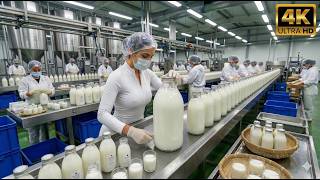 Inside a Modern Fresh Milk Processing Factory – The Complete Milk Production Line (Full Process)