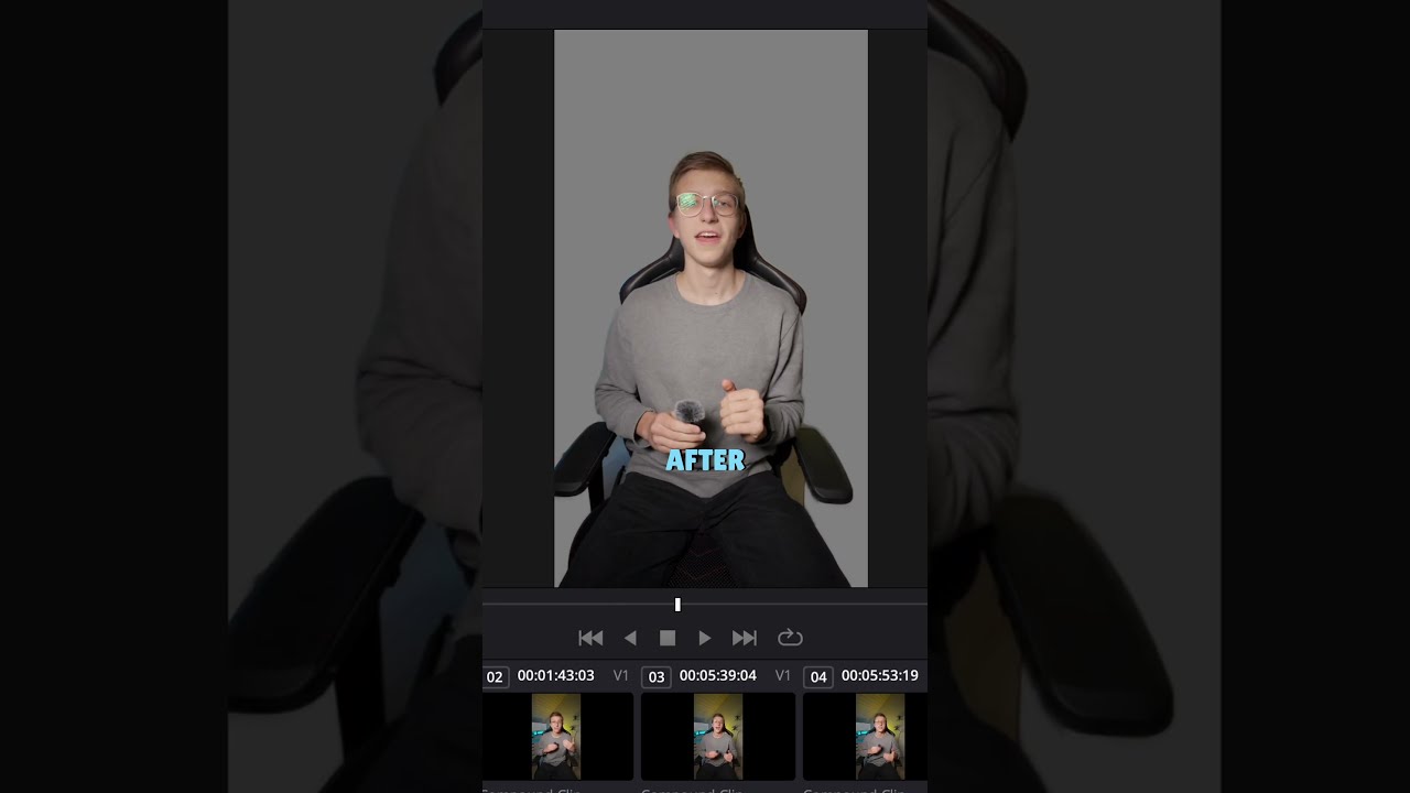 How To Place An Object Behind Yourself In Davinci Resolve Davinciresolve