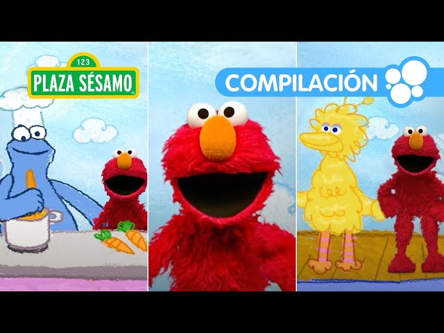 Plaza Sésamo: 1 Hora del mundo de Elmo | Compilación class=