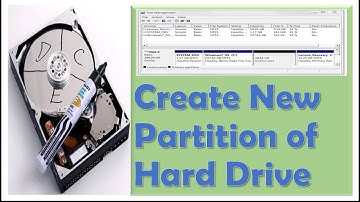 How to create partition of hard disk in windows 7/8/10