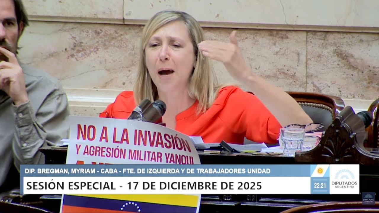 Bregman repudió el apoyo de La Libertad Avanza a una agresión de EE.UU ...
