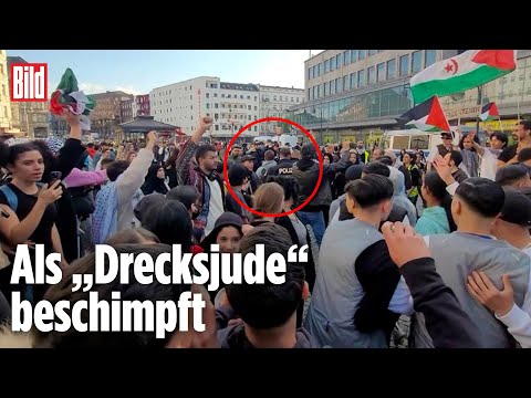 BILD-Reporter wird bei antisemitischer Demo in Berlin angegriffen