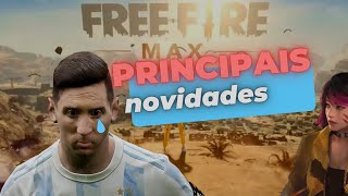 lançamentos do novo Free Fire Max e E-Football - principais informações e novidades.