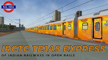 TEJAS EXPRESS JOURNEY FROM MUMBAI CENTRAL TO SURAT IN MSTS OPEN RAILS || IR-MSTS