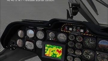 X-Plane 10 - BK-117 Start Up 2 (Fast)