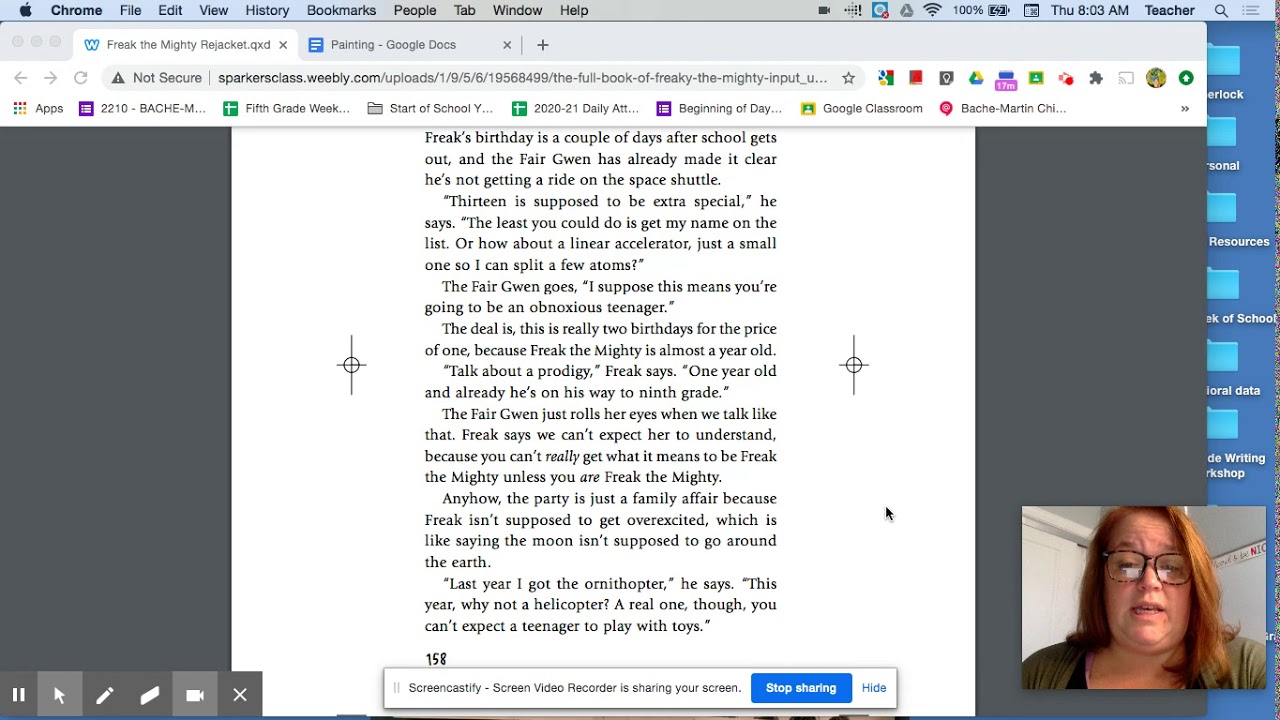 Freak the Mighty: Chapter 22 - YouTube