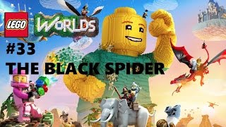 Lego Worlds: #33 Unlocking The Black Spider Ps4 Playthrough