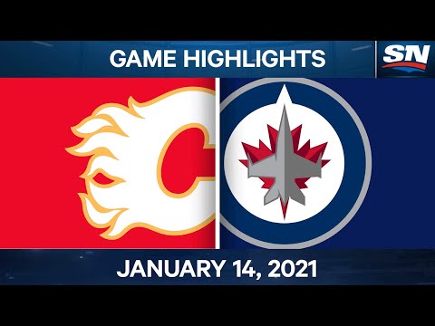 NHL Game Highlights Flames vs. Jets - Jan. 14, 2021