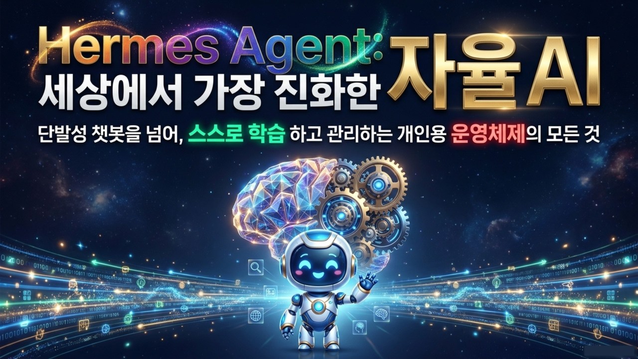 [Hermes Agent] 24시간 스스로 진화하는 자율 AI 헤르메스 | 자가 학습 헤르메스 에이전트 완벽 해부